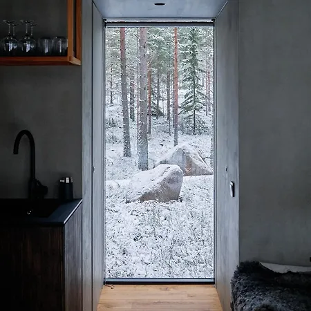 Coastal Forest Cabin In Sweden Soderhamn Exterior photo